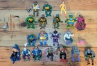 Vintage Teenage Mutant Ninja Turtles Deluxe Collector Case's With Figures