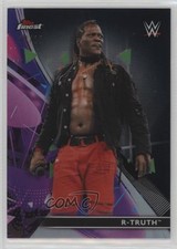 2021 Topps Finest WWE Black Refractor /10 R-Truth #29 0c6