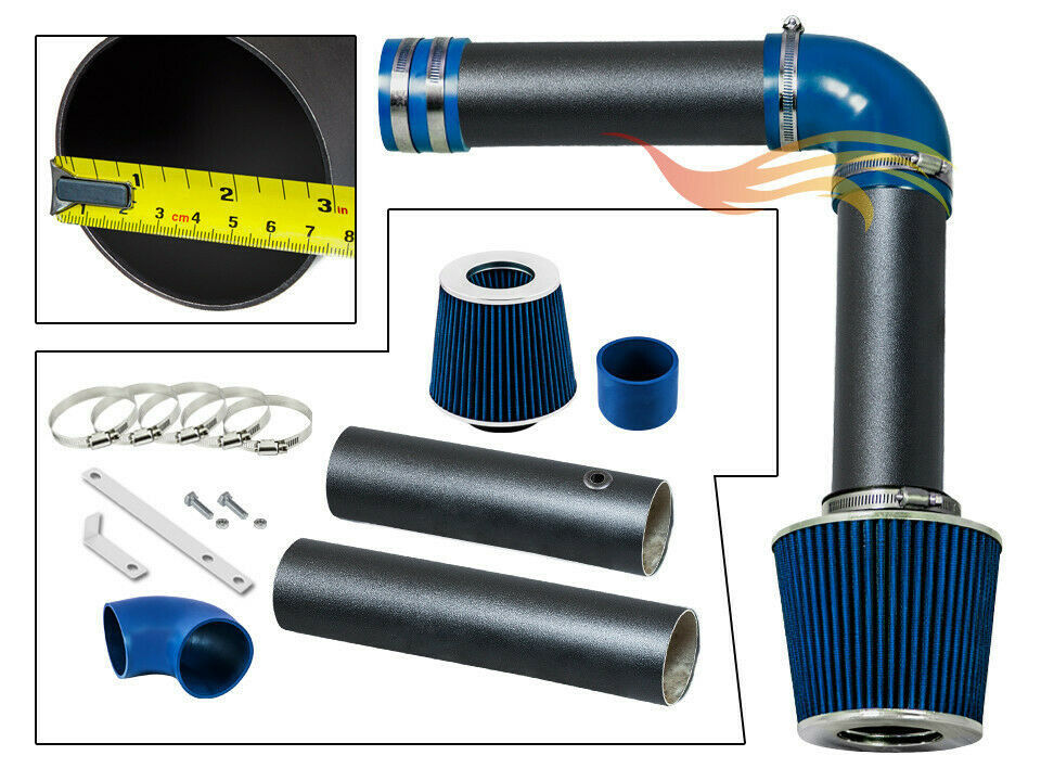BCP RW BLUE For 04-08 Acura TL 3.2/3.5 & 05-08 RL 3.5 Cold Air Intake Kit+Filter