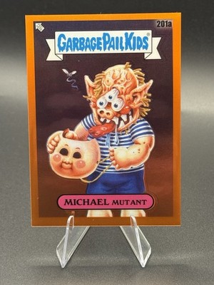 2022 GARBAGE PAIL KIDS CHROME MICHAEL MUTANT ORANGE REFRACTOR/75