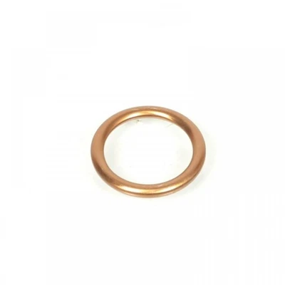 Joint de pot d'échappement rond en cuivre pour mobylette Peugeot 103 Ø23x30x3.5 - Photo 1/2