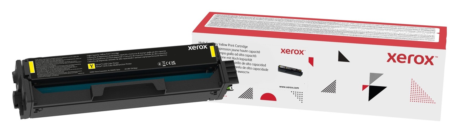 Cartouche Xerox C230 jaune haute capacité à pigments ultra denses