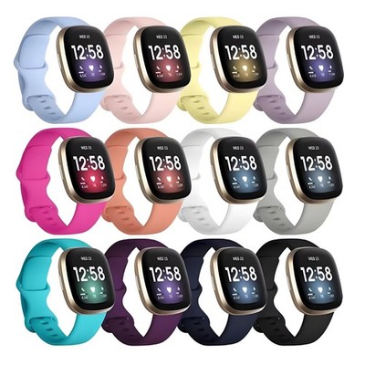 Soft TPU Strap for Fitbit Versa 3 4 Sense2 Silicone Band Watchband Bracelet Band