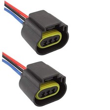 H13 LED Headlight Socket Female Adapter Wiring Harness Connector for