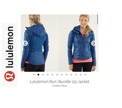 Lululemon Run Bundled Up. Cobalt Blue. Sz 8.