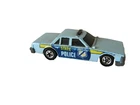 VINTAGE HOT WHEELS METAL TOY STATE POLICE CAR MATTEL BLUE 1983 HONG KONG