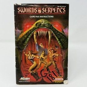 Swords and Serpents Nintendo NES Complete CIB Tested