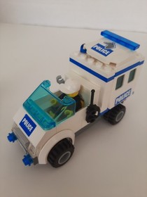 LEGO City: Police Dog Unit (7285) Missing Back Liscense Plate Sticker W/ Manual