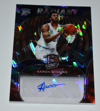 2021-22 Panini Spectra RSI-AWG Aaron Wiggins 42/49 RC Auto Radiant Thunder