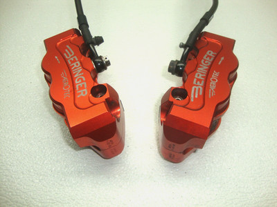 20-25 YAMAHA YZF R1 BERINGER AEROTEC FRONT BRAKE SET PAIR CALIPERS 2020-2025