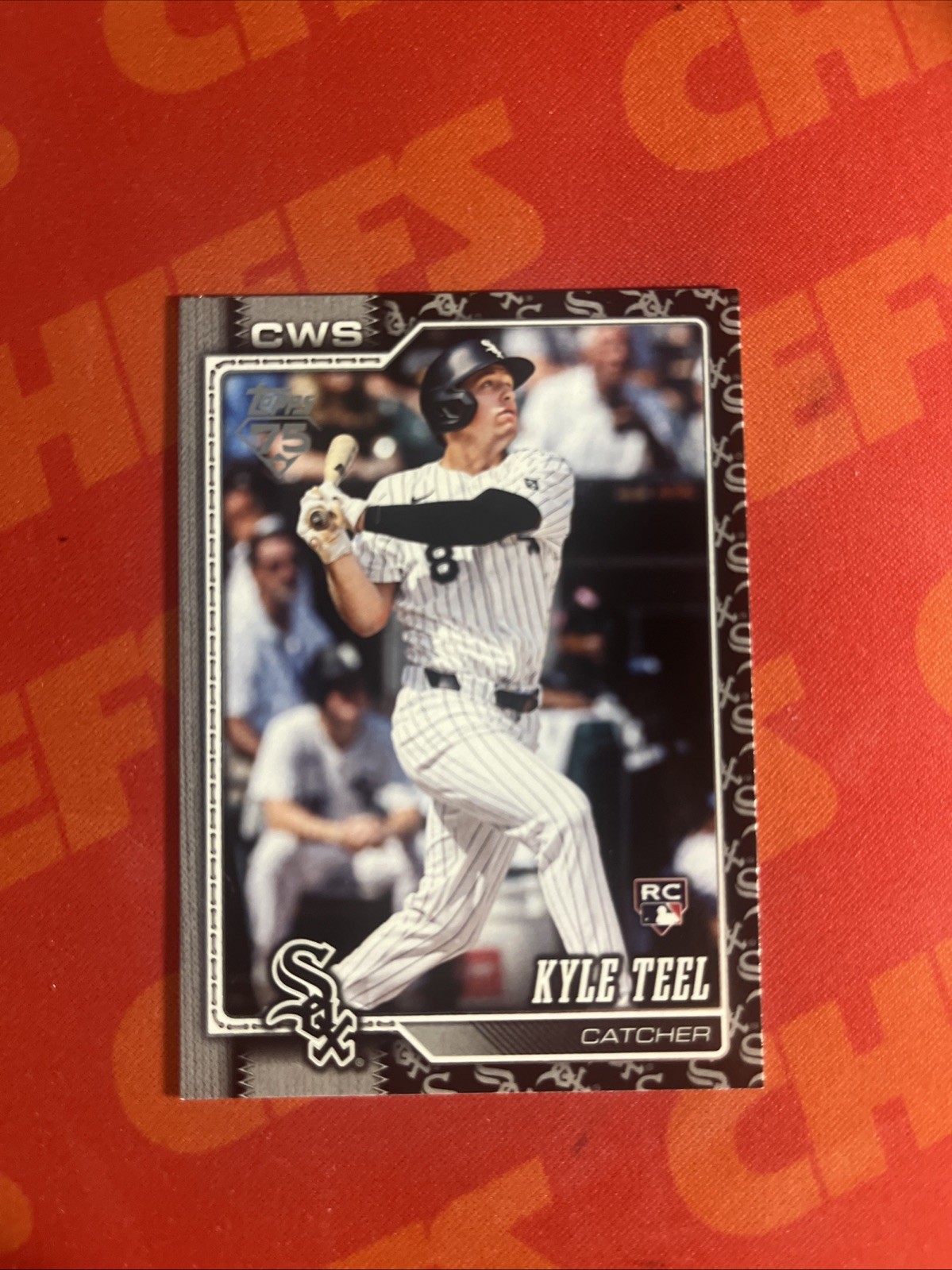 Kyle Teel RC 2026 Topps Series 1 #201 Team Color Logo Border Variation RC SSP