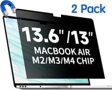 2 PK Magnetic Privacy Screen for MacBook Air 13.6/13 Inch 2022-2025, M2, M3, M4