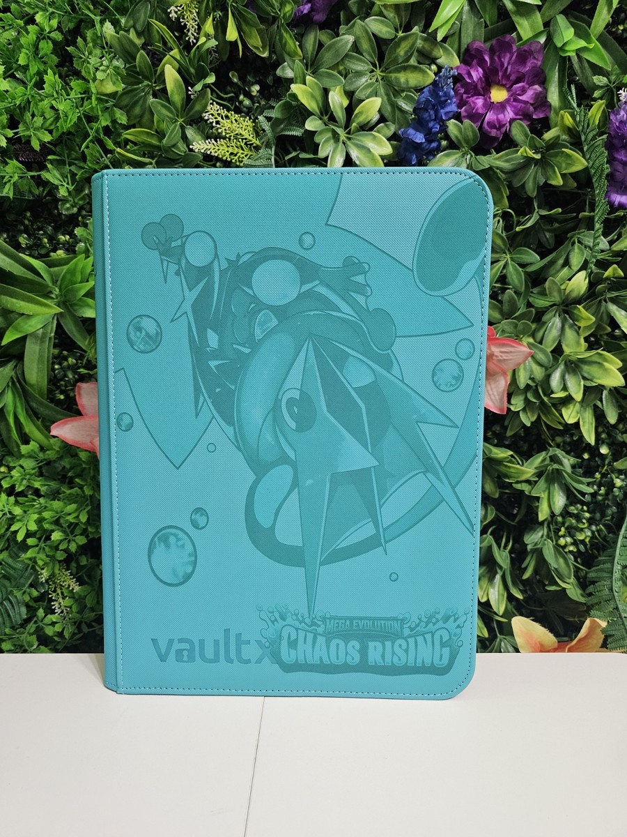 Vault X 9 Pocket Binder Chaos Rising Greninja Frogadier Engraved