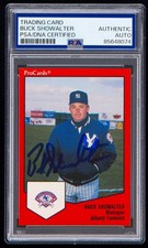 Buck Showalter Signed 1989 ProCards Minor League Team Sets Card #326 (PSA)