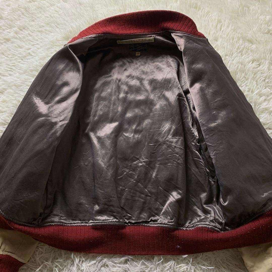 Buzz Rickson’s Military Jacket Red Rib Patch Embr… - image 9