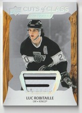 2024-25 UPPER DECK ENGRAINED ICONS CUTS OF CLASS LUC ROBITAILLE LOS ANGELES
