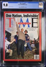 Sep 24 2001 Time Magazine 9/11 Special Edition George W Bush Cover CGC 9.8 POP 1