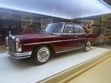 Norev 1/18 Mercedes Benz 280SE Red Alloy Antique Car Model