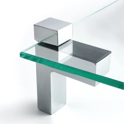 Pinces d'étagère en métal pour étagères en verre avec 3 adaptabilité d'ép - Bild 6 von 10