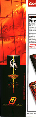 South Beach Beverage 2001 Sobe Adrenaline Rush VTG Print Ad Great White Shark