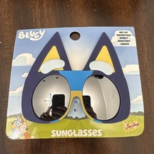 Bluey kids Sunglasses 100 UV Protection Impact Resistant Lenses One Size NEW