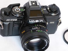 Minolta X-700 35mm SLR Film Camera with 50mm 1:1.7 with new seal.