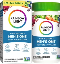 Men's One Multivitamin with Vitamin C, D & Zinc - 120 Veg Tablets