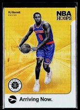 2019-20 Hoops #4 RJ Barrett Arriving Now Holo New York Knicks