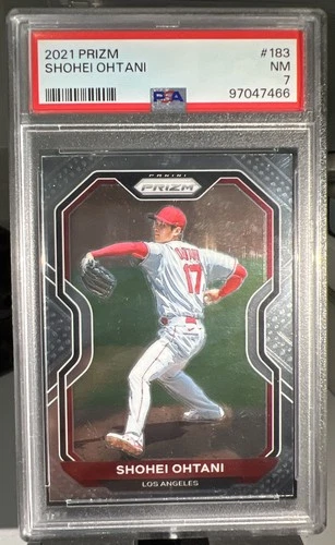 2021 PANINI PRIZM SHOHEI OHTANI #183 PSA 7🔥🔥ANGELES🔥🔥