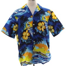 Camisa Floral Vintage Años 80 Kalena Hawaii Aloha Surf Windsurf Para Hombre Mediana