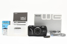 TOP MINT RICOH WG-7 Black Compact Digital Camera Dustproof Waterproof Japan