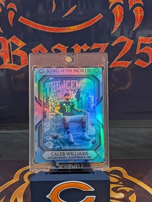 Custom Caleb Williams King Of The North Iceman Art Card