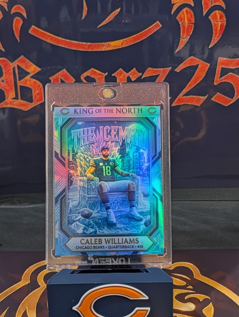 Custom Caleb Williams King Of The North Iceman Art Card