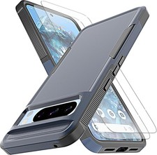 Heavy Duty Full-Body Shockproof Case for Google Pixel 8 Pro 6.7  - Black