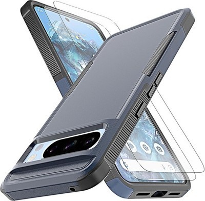 Heavy Duty Full-Body Shockproof Case for Google Pixel 8 Pro 6.7  - Black