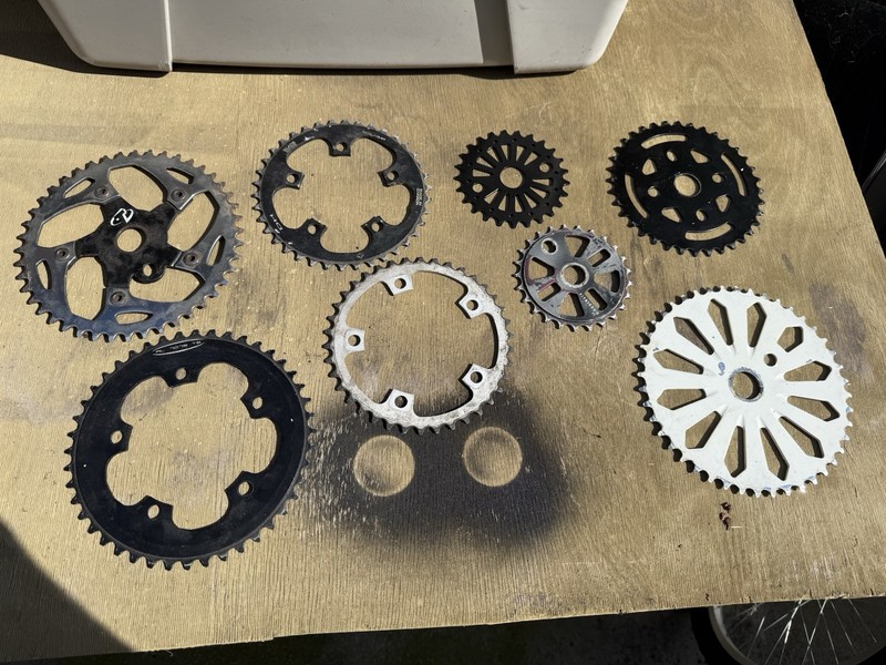 BICYCLE BIKE SPROCKETS OLD SCHOOL  BMX Mixed Lot