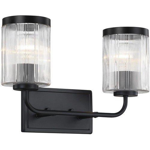 Designers Fountain D335M-2B-MB Aspen LED 16 inch Matte Black Vanity Wall Light - Picture 4 of 11