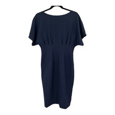 Eliza J Dress Flutter sleeve navy blue size 4 