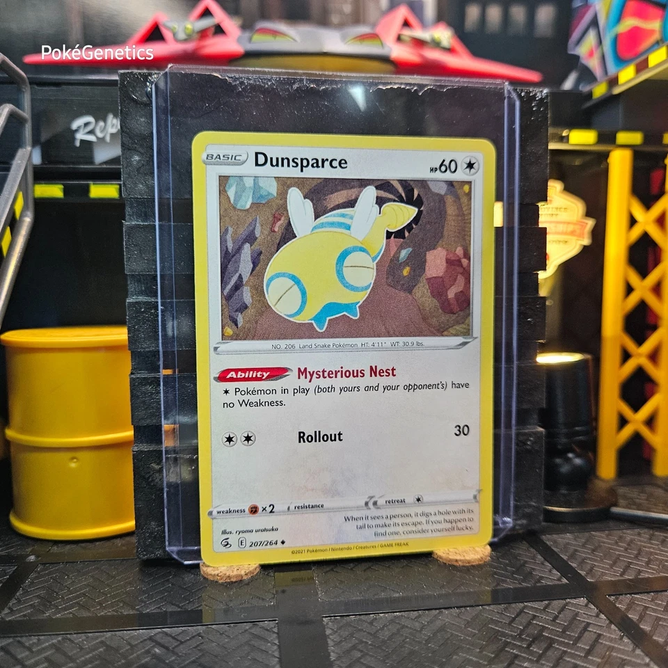 Dunsparce Fusion Strike Pokémon TCG 207/264 Sword & Shield Uncommon - Image 3 of 4