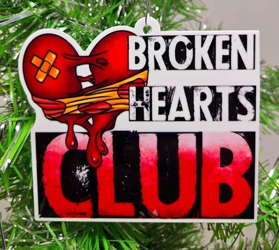 Relationship Ornament - BROKEN HEARTS CLUB Themed Christmas Ornament