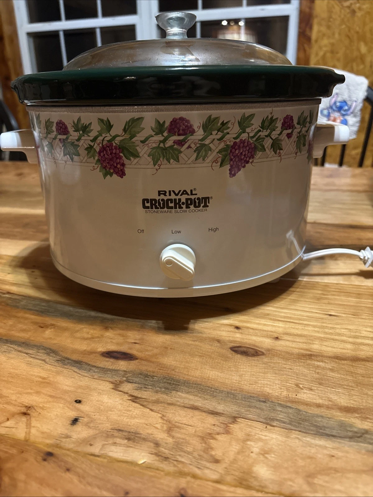 Vintage Rival 3355 Crock Pot 5 Quart "Country Style" Slow Cooker - Open Box USA