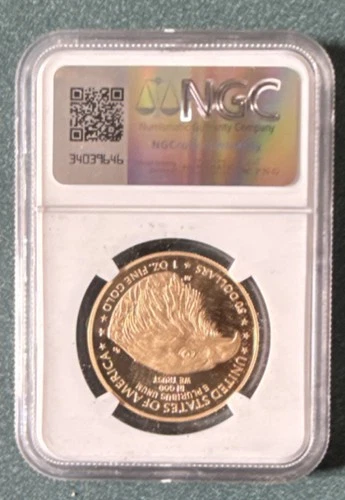 U.S. Mint American Eagle 2024 Gold 1 oz Proof NGC PF 70 Ultra Cameo Coin