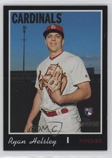 2019 Topps Heritage High Number SP Black Border /50 Ryan Helsley #717 0t2