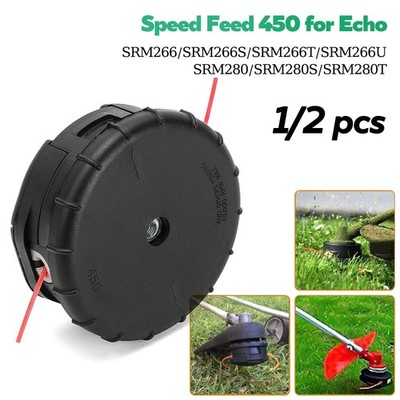 2pcs Speed Feed 450 Trimmer Head  for Echo SRM266 Trimmer Weed Eater 99944200903