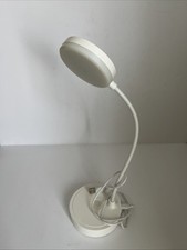 White - Yellow Light Desk Lamp Adjustable Flexible Angle And USB Port