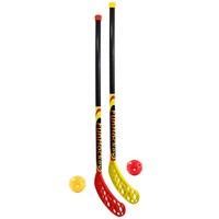 Bandito Funhockey Streethockey SchläGer-Set 2 SchläGer Und 2 BäLle