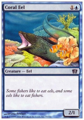 Coral Eel - 8E MTG - Light Play