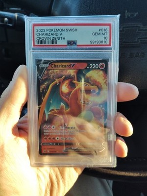 Charizard V PSA 10 2023 Pokemon Sword & Shield Crown Zenith 018