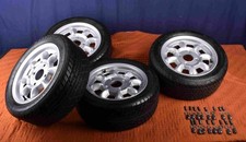 Porsche 914 Genuine Vintage Minilites With Studnut Conversion With Tires 4-lug