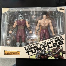 NECA Eastman & Lairds TMNT Shredder  Worms Of Madness 2 Pack  Action Figures New